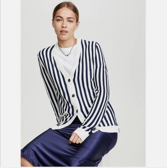 Kule Striped Cardigan Large - Picture 1 of 8